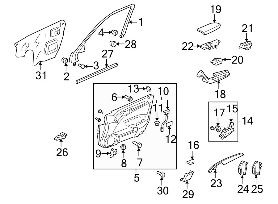 11FRONT DOOR. INTERIOR TRIM.https://images.simplepart.com/images/parts/motor/fullsize/4817465.png