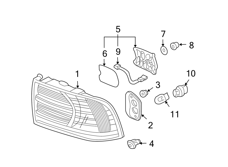 REAR LAMPS. TAIL LAMPS.