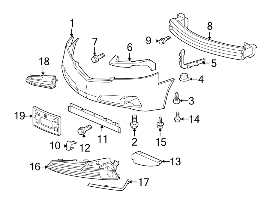 2FRONT BUMPER. BUMPER & COMPONENTS.https://images.simplepart.com/images/parts/motor/fullsize/4818012.png