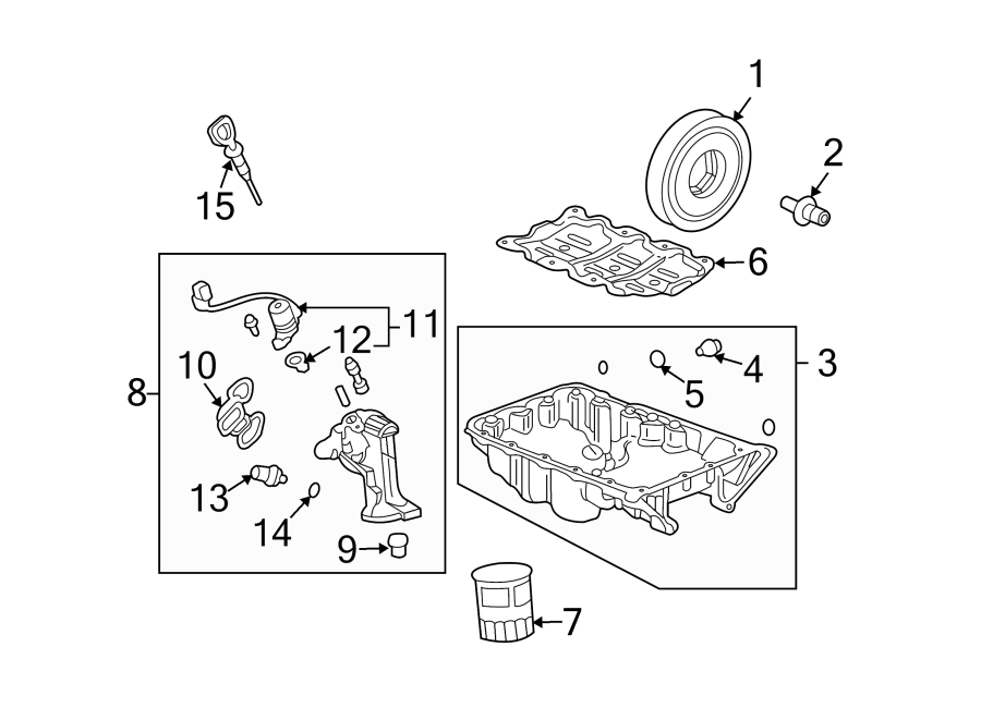 ENGINE / TRANSAXLE. ENGINE PARTS.