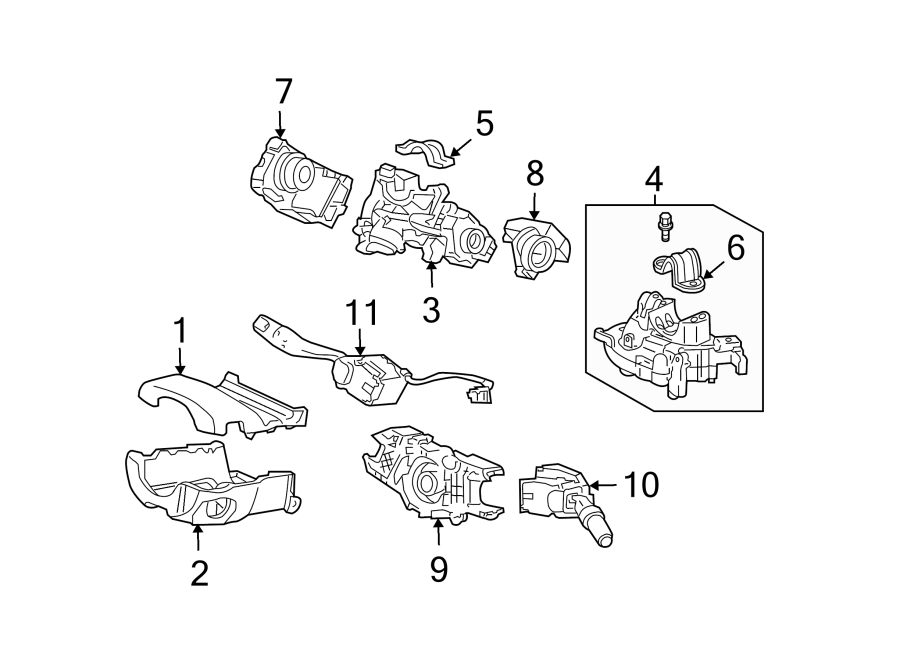 8STEERING COLUMN. SHROUD. SWITCHES & LEVERS.https://images.simplepart.com/images/parts/motor/fullsize/4818285.png