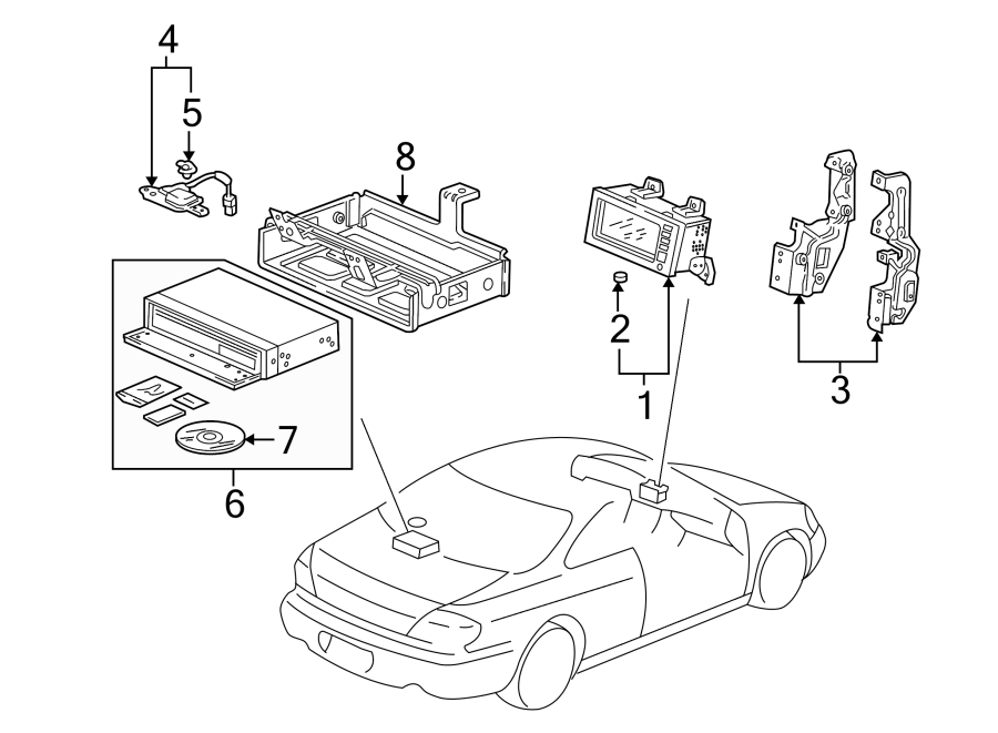 NAVIGATION SYSTEM COMPONENTS.