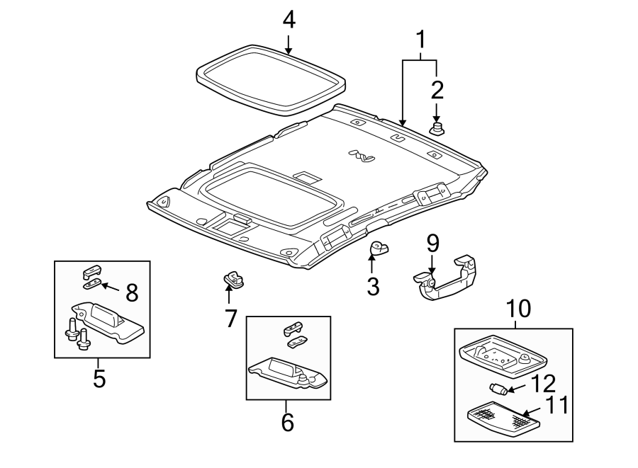 7ROOF. INTERIOR TRIM.https://images.simplepart.com/images/parts/motor/fullsize/4820365.png