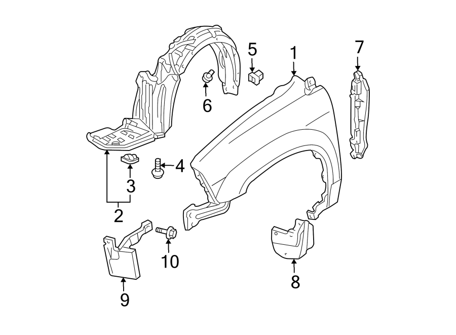 4EXTERIOR TRIM. FENDER & COMPONENTS.https://images.simplepart.com/images/parts/motor/fullsize/4821100.png