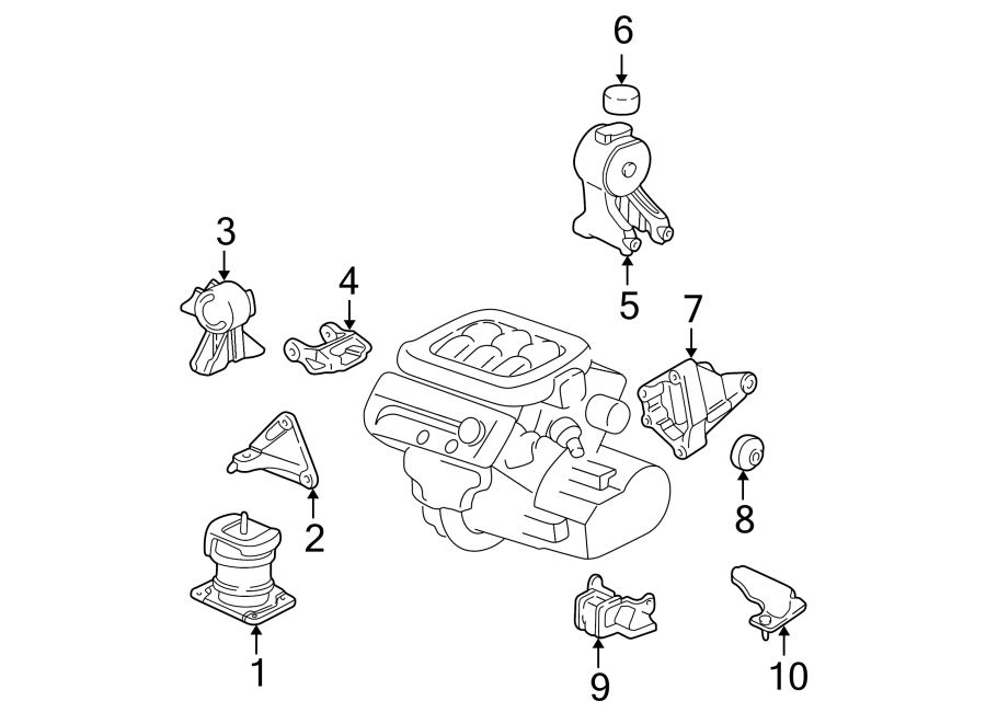 3ENGINE / TRANSAXLE. ENGINE & TRANS MOUNTING.https://images.simplepart.com/images/parts/motor/fullsize/4821185.png