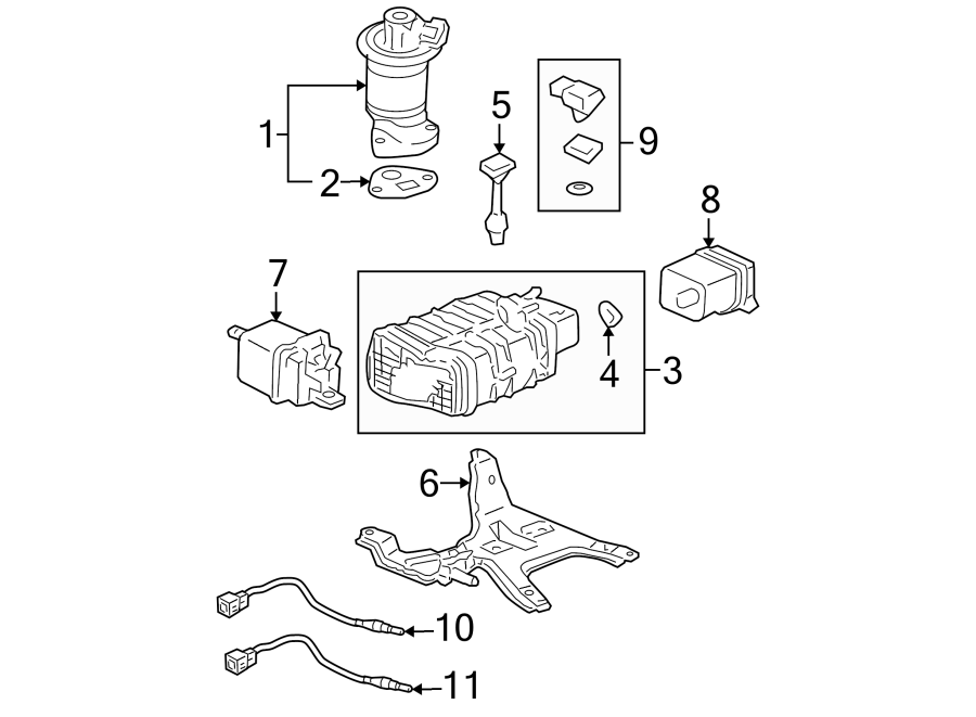 EMISSION SYSTEM. EMISSION COMPONENTS.