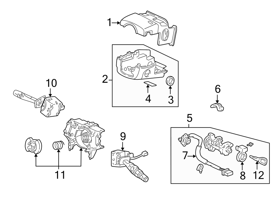 11STEERING COLUMN. SHROUD. SWITCHES & LEVERS.https://images.simplepart.com/images/parts/motor/fullsize/4821255.png