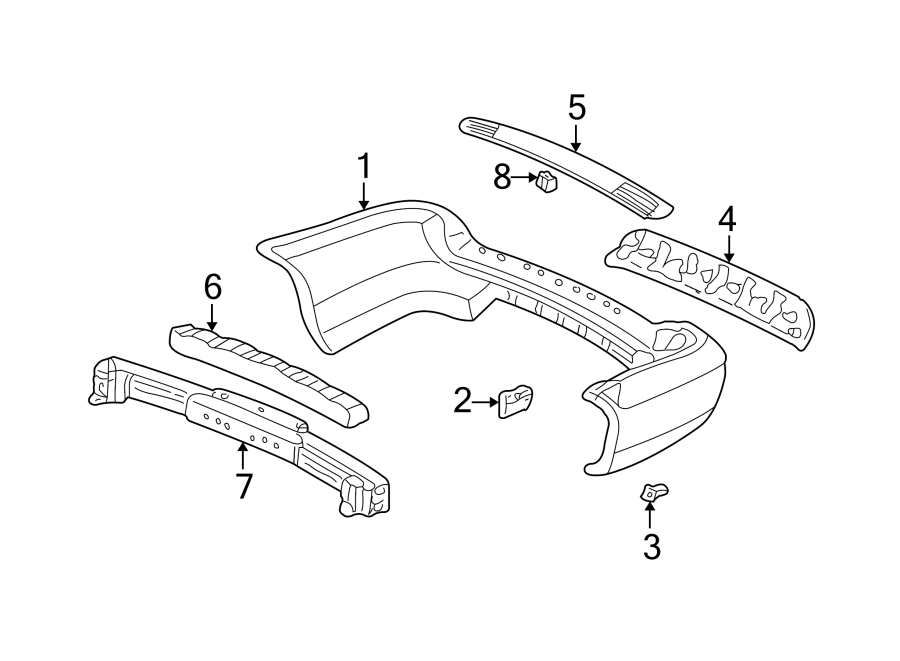 3REAR BUMPER. BUMPER & COMPONENTS.https://images.simplepart.com/images/parts/motor/fullsize/4821585.png