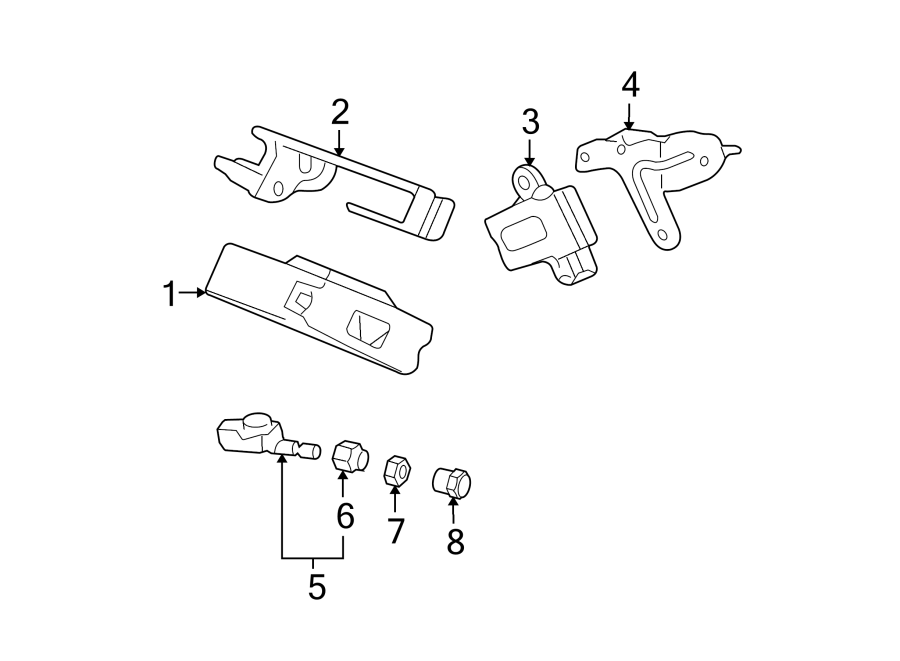 TIRE PRESSURE MONITOR COMPONENTS.