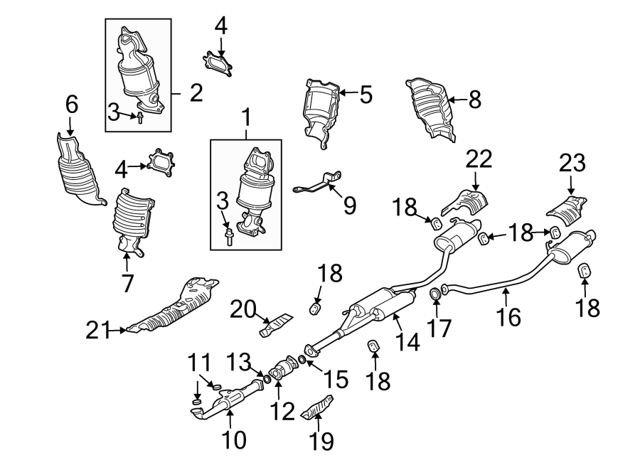 1EXHAUST SYSTEM. EXHAUST COMPONENTS.https://images.simplepart.com/images/parts/motor/fullsize/4822205.png