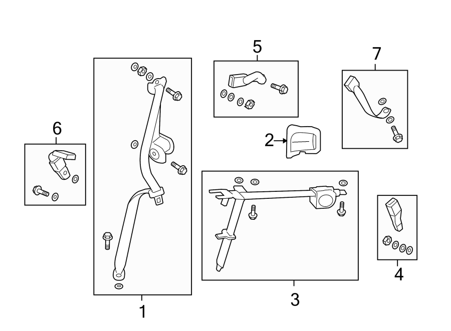 2RESTRAINT SYSTEMS. SECOND ROW SEAT BELTS.https://images.simplepart.com/images/parts/motor/fullsize/4822360.png