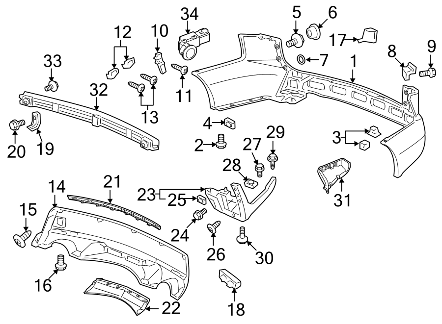 26REAR BUMPER. BUMPER & COMPONENTS.https://images.simplepart.com/images/parts/motor/fullsize/4822650.png