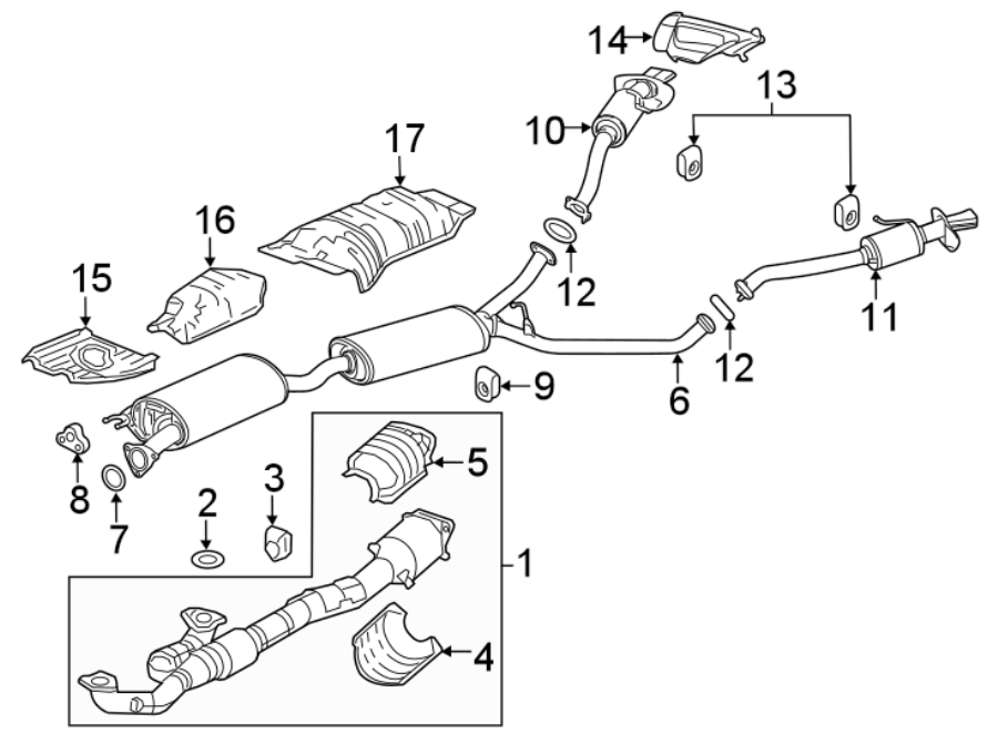 16EXHAUST SYSTEM. EXHAUST COMPONENTS.https://images.simplepart.com/images/parts/motor/fullsize/4823197.png