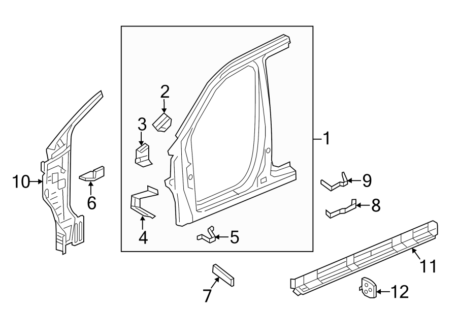 9PILLARS. ROCKER & FLOOR. INNER STRUCTURE.https://images.simplepart.com/images/parts/motor/fullsize/4823440.png