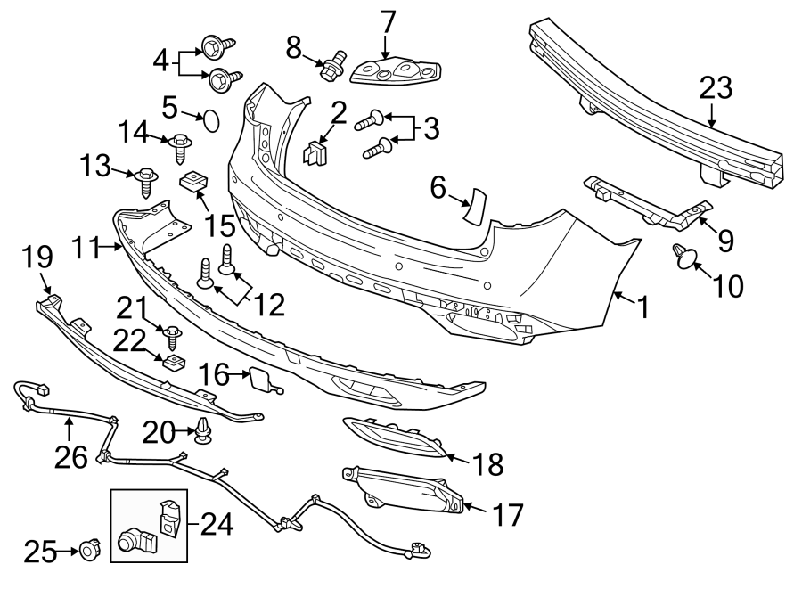 23REAR BUMPER. BUMPER & COMPONENTS.https://images.simplepart.com/images/parts/motor/fullsize/4823670.png