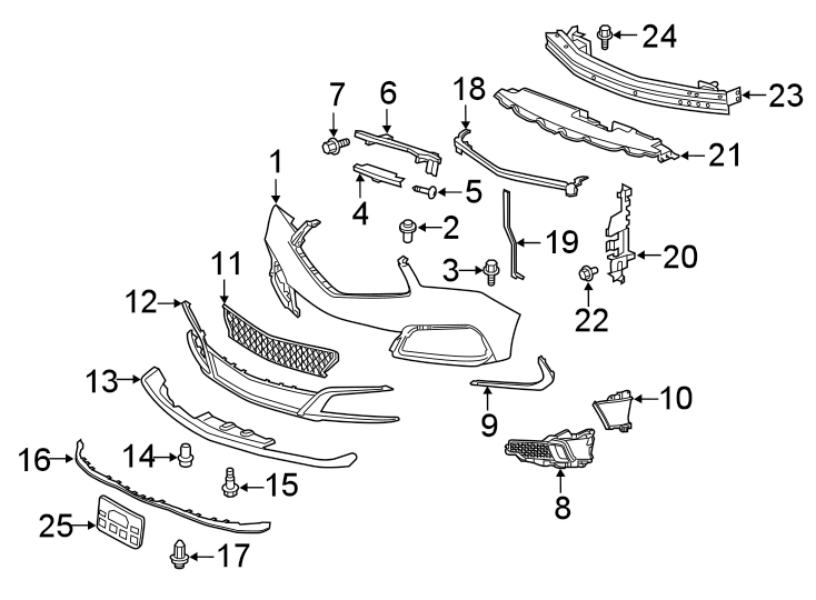 23FRONT BUMPER. BUMPER & COMPONENTS.https://images.simplepart.com/images/parts/motor/fullsize/4823690.png