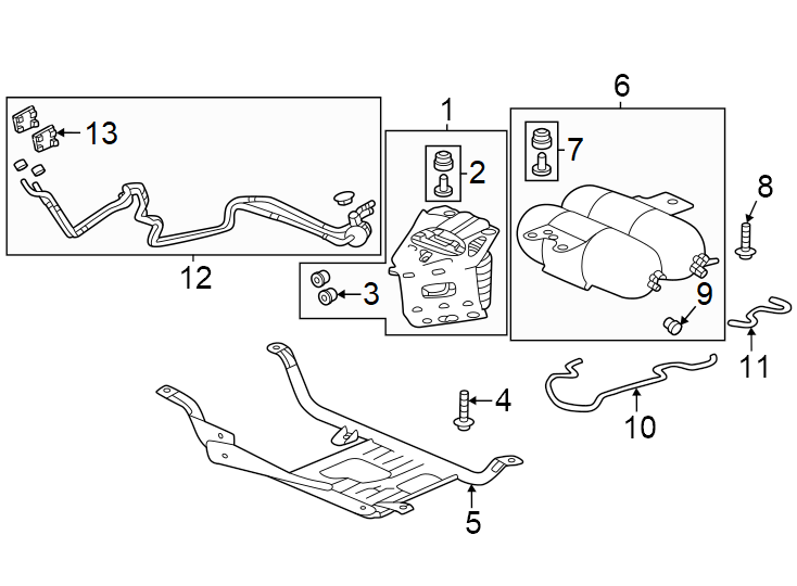 Ride control components.