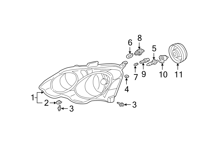 6Front lamps. Headlamp components.https://images.simplepart.com/images/parts/motor/fullsize/4825030.png