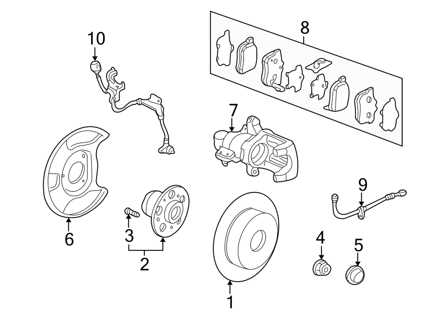 1REAR SUSPENSION. BRAKE COMPONENTS.https://images.simplepart.com/images/parts/motor/fullsize/4825500.png