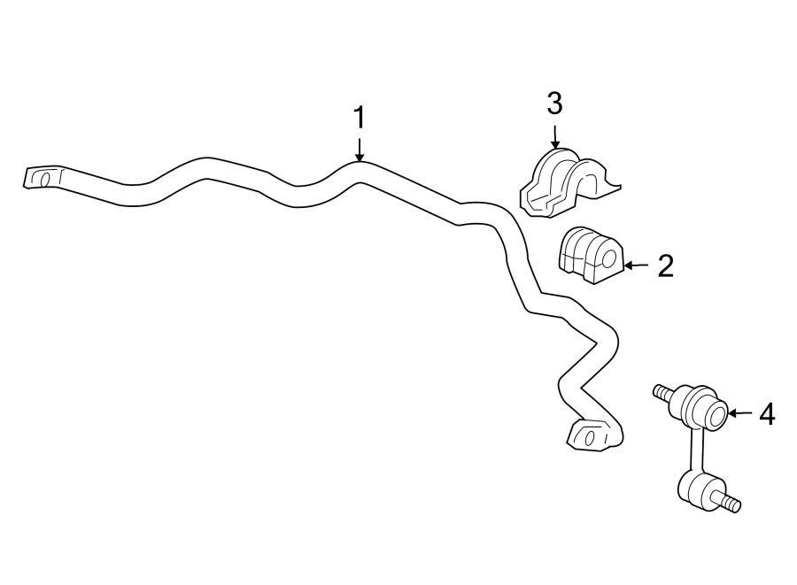 FRONT SUSPENSION. STABILIZER BAR & COMPONENTS.