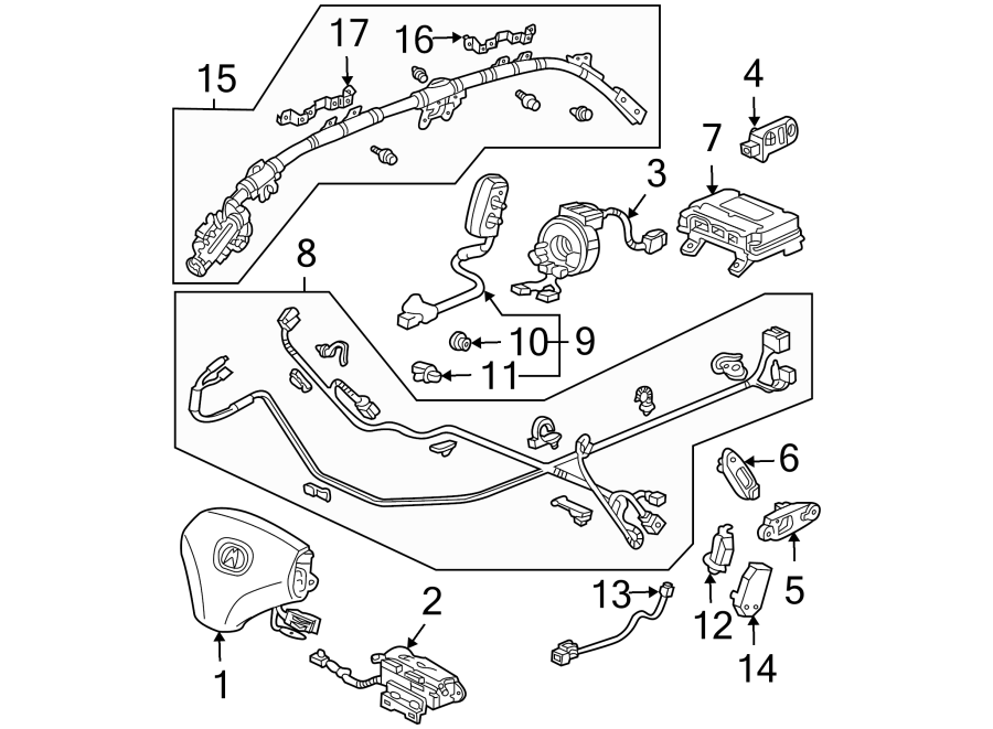 14RESTRAINT SYSTEMS. AIR BAG COMPONENTS.https://images.simplepart.com/images/parts/motor/fullsize/4830290.png