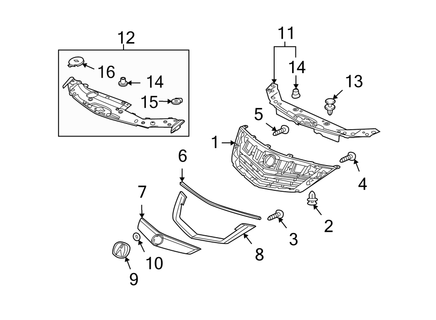 16GRILLE & COMPONENTS.https://images.simplepart.com/images/parts/motor/fullsize/4831015.png