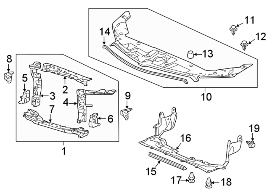 3RADIATOR SUPPORT.https://images.simplepart.com/images/parts/motor/fullsize/4832037.png