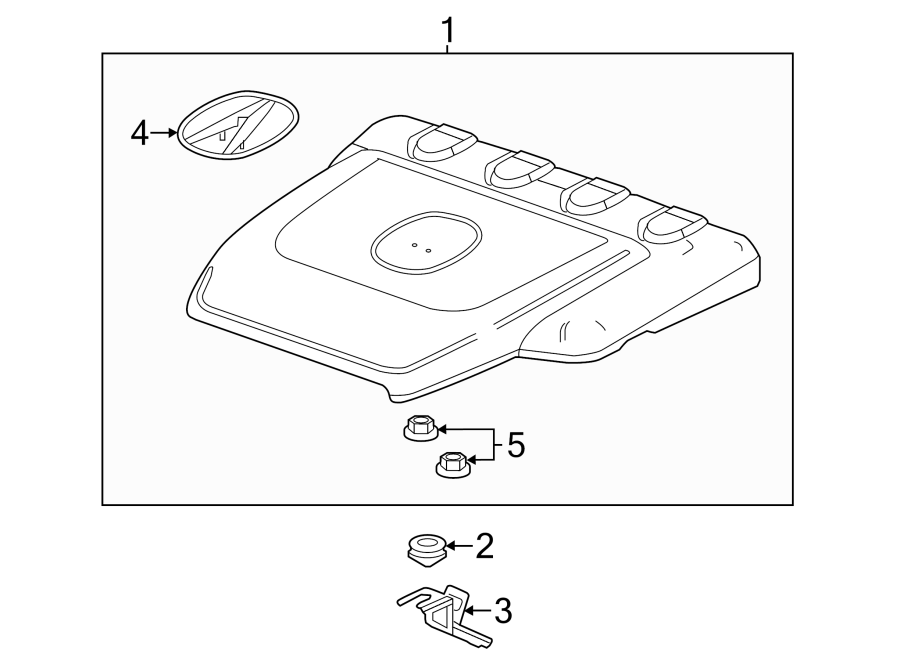 4Engine / transaxle. Engine appearance cover.https://images.simplepart.com/images/parts/motor/fullsize/4832320.png