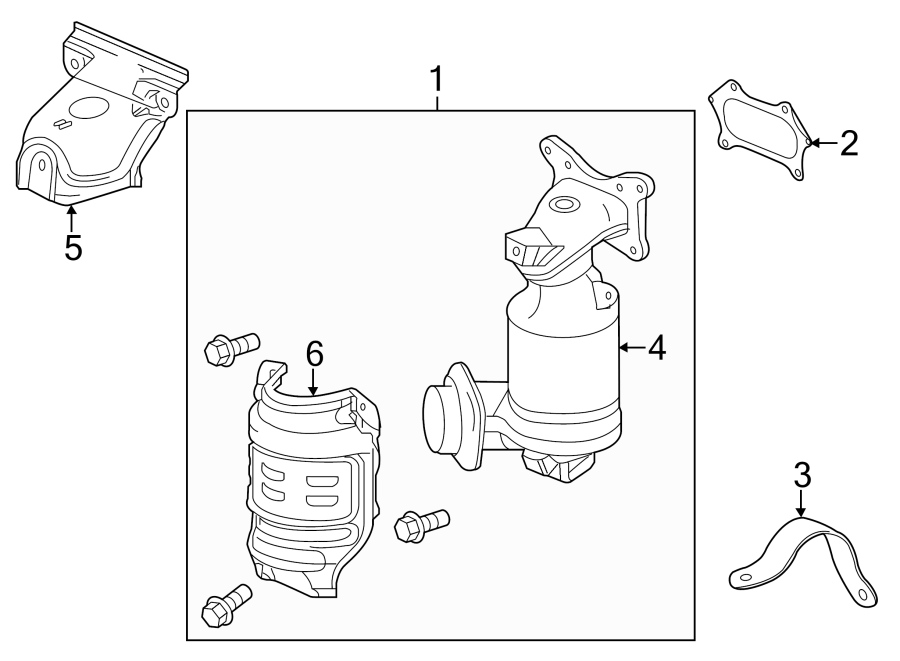 EXHAUST SYSTEM. MANIFOLD.