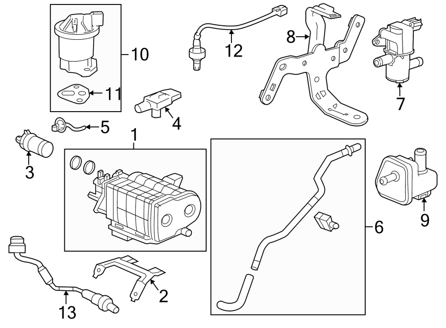 2Emission system. Emission components.https://images.simplepart.com/images/parts/motor/fullsize/4832365.png