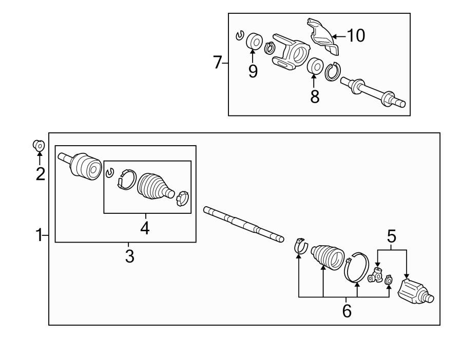 FRONT SUSPENSION. DRIVE AXLES.