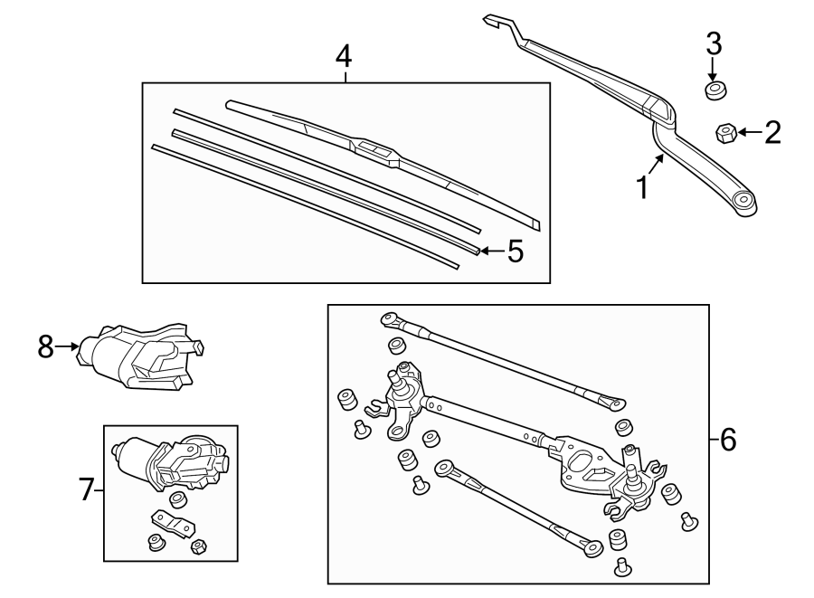 4WINDSHIELD. WIPER & WASHER COMPONENTS.https://images.simplepart.com/images/parts/motor/fullsize/4832445.png