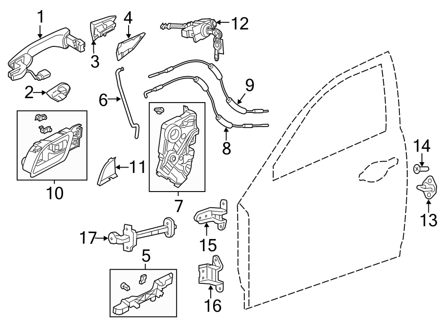 14FRONT DOOR. LOCK & HARDWARE.https://images.simplepart.com/images/parts/motor/fullsize/4832645.png