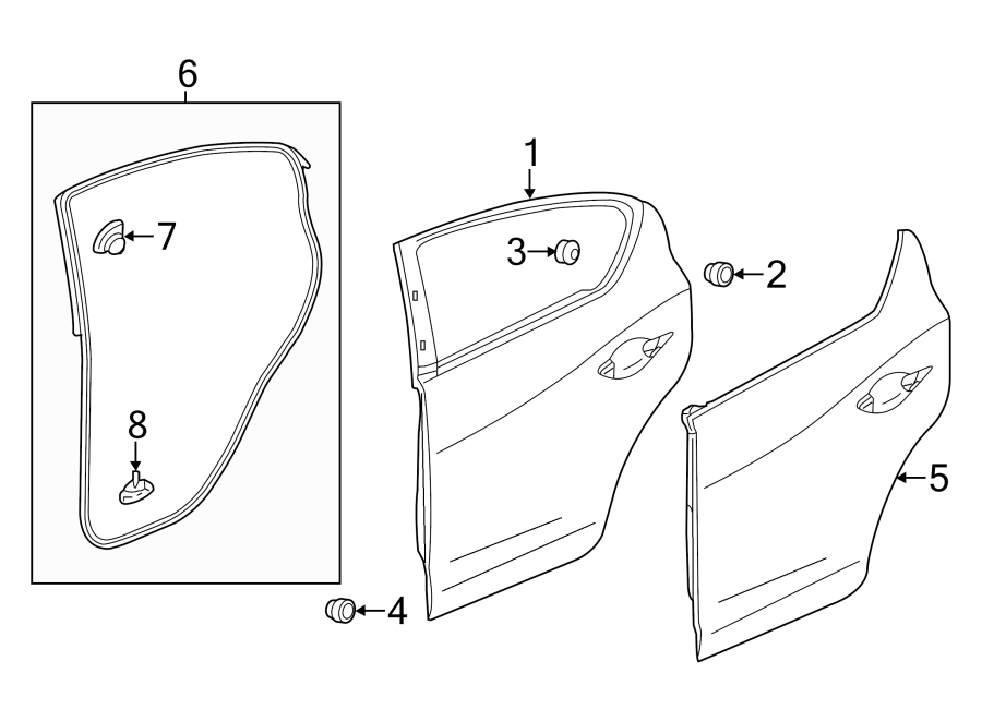 3REAR DOOR. DOOR & COMPONENTS.https://images.simplepart.com/images/parts/motor/fullsize/4832655.png