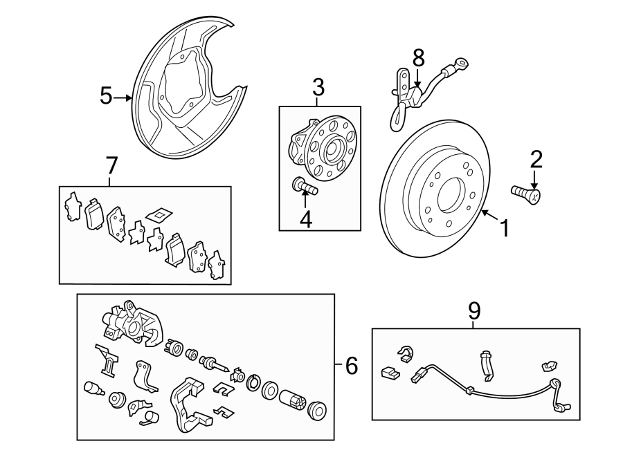 1REAR SUSPENSION. BRAKE COMPONENTS.https://images.simplepart.com/images/parts/motor/fullsize/4832705.png