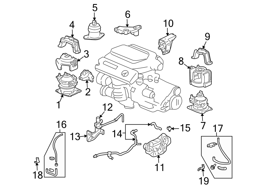 11ENGINE / TRANSAXLE. ENGINE & TRANS MOUNTING.https://images.simplepart.com/images/parts/motor/fullsize/4835190.png