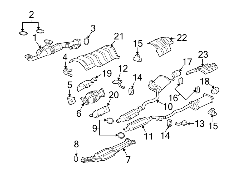 13EXHAUST SYSTEM. EXHAUST COMPONENTS.https://images.simplepart.com/images/parts/motor/fullsize/4835205.png