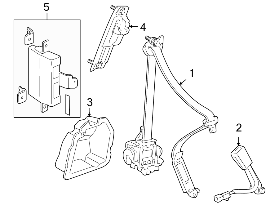 RESTRAINT SYSTEMS. FRONT SEAT BELTS.