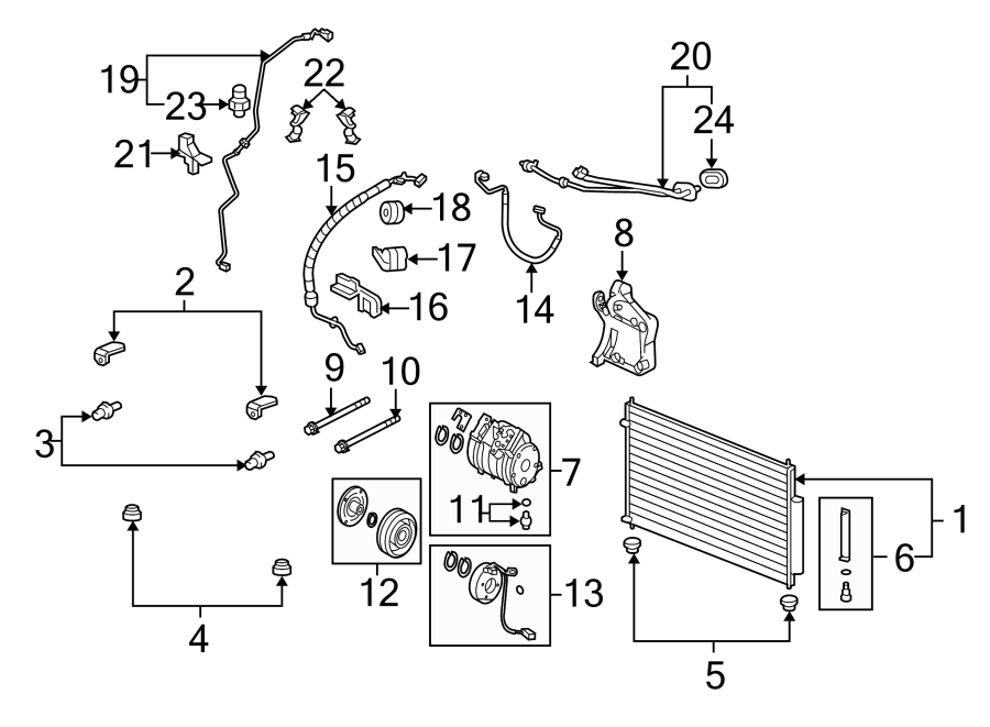 3AIR CONDITIONER & HEATER. COMPRESSOR & LINES. condenser.https://images.simplepart.com/images/parts/motor/fullsize/4836060.png