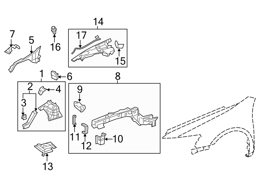 17FENDER. STRUCTURAL COMPONENTS & RAILS.https://images.simplepart.com/images/parts/motor/fullsize/4836090.png