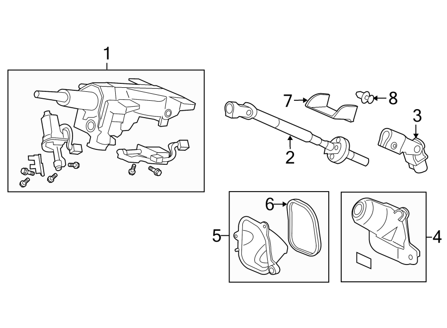 6STEERING COLUMN COMPONENTS.https://images.simplepart.com/images/parts/motor/fullsize/4836245.png