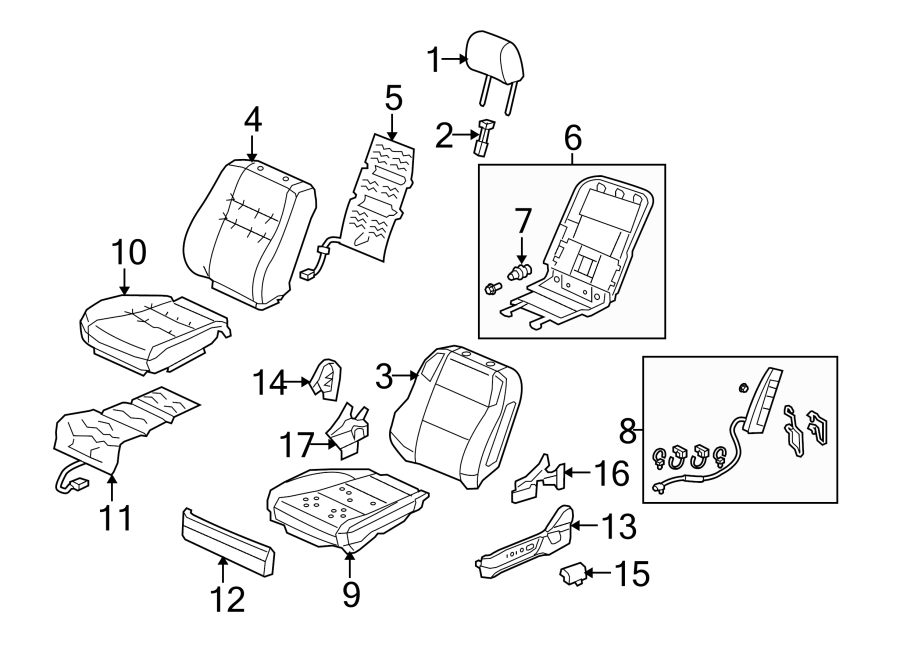 7SEATS & TRACKS. FRONT SEAT COMPONENTS.https://images.simplepart.com/images/parts/motor/fullsize/4836345.png