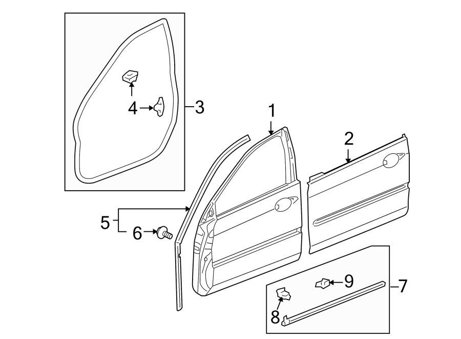 6FRONT DOOR. DOOR & COMPONENTS.https://images.simplepart.com/images/parts/motor/fullsize/4836400.png