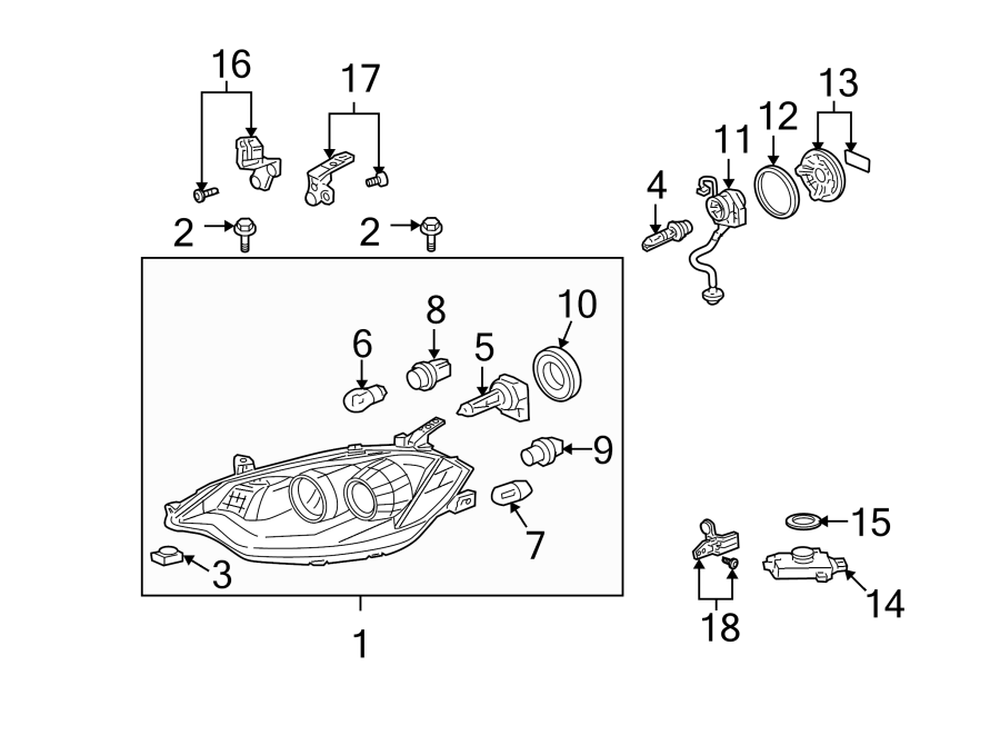 17FRONT LAMPS. HEADLAMP COMPONENTS.https://images.simplepart.com/images/parts/motor/fullsize/4840022.png