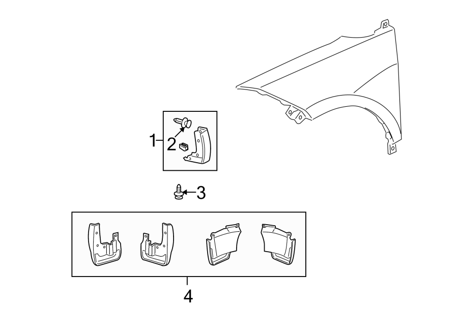 1FENDER. EXTERIOR TRIM. SPLASH SHIELDS.https://images.simplepart.com/images/parts/motor/fullsize/4840095.png