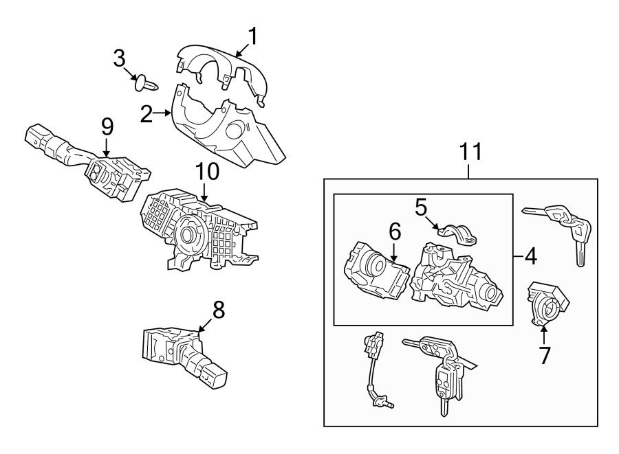 2STEERING COLUMN. SHROUD. SWITCHES & LEVERS.https://images.simplepart.com/images/parts/motor/fullsize/4840255.png