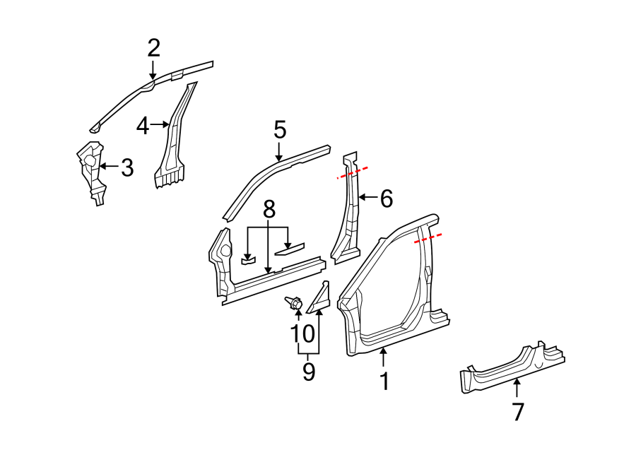 10PILLARS. ROCKER & FLOOR.https://images.simplepart.com/images/parts/motor/fullsize/4840390.png