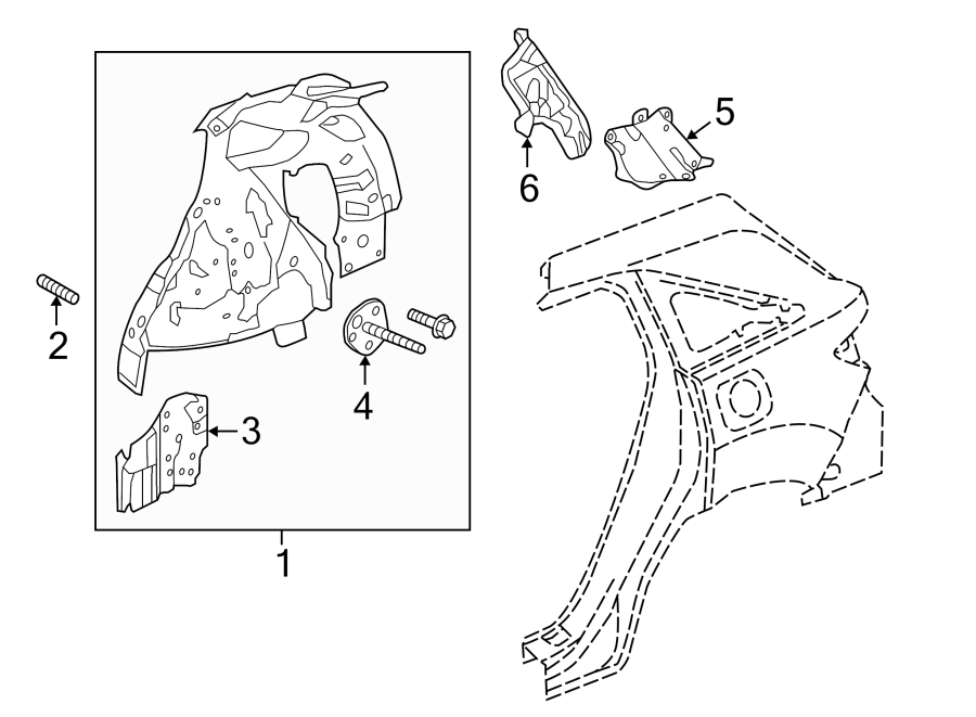 5QUARTER PANEL. INNER STRUCTURE.https://images.simplepart.com/images/parts/motor/fullsize/4841485.png