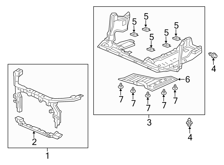 6Radiator support.https://images.simplepart.com/images/parts/motor/fullsize/4845025.png