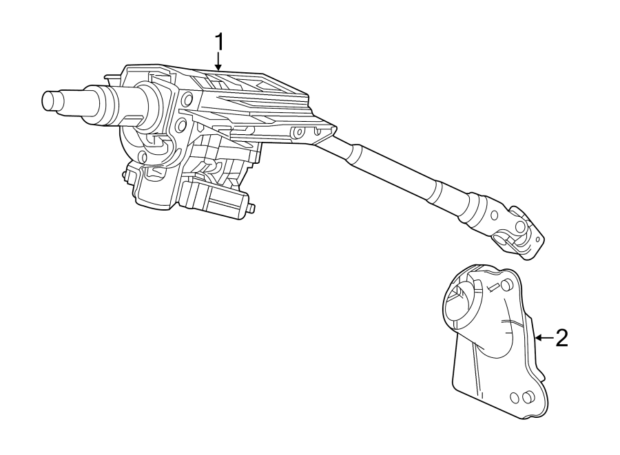 STEERING COLUMN ASSEMBLY.